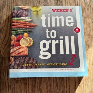 Time to Grill Cookbook - Gray & Light Blue